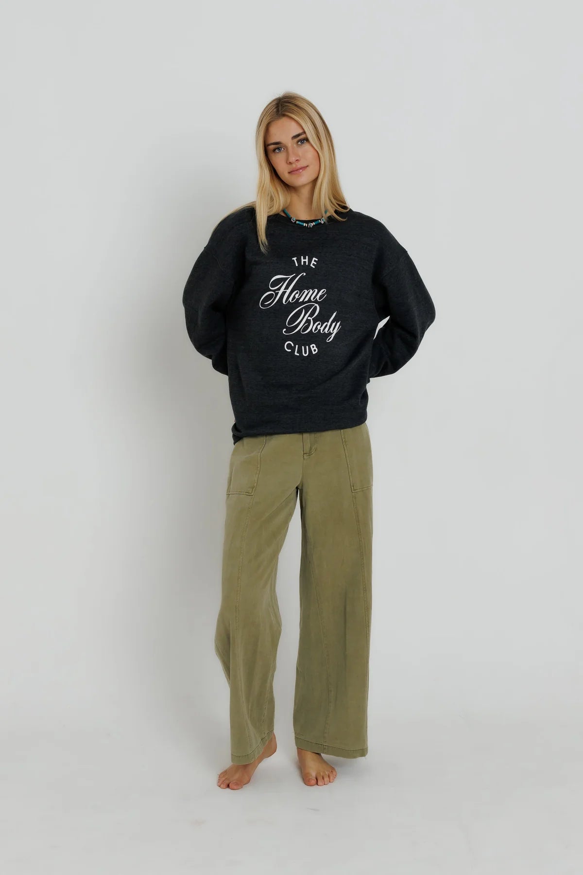 The Homebody Club -Oversized Crew