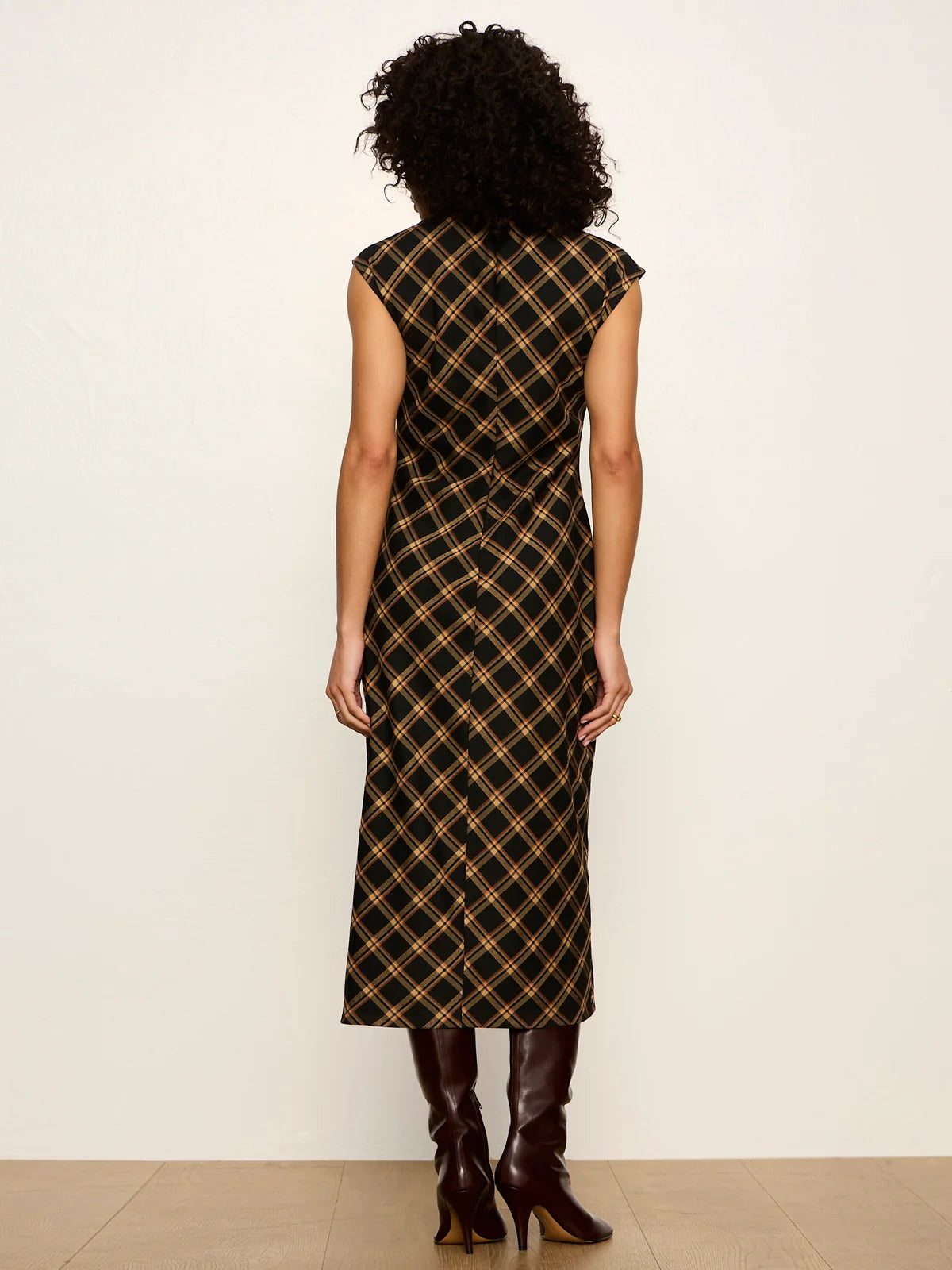 Autumn Edit Plaid Dress- Goldie