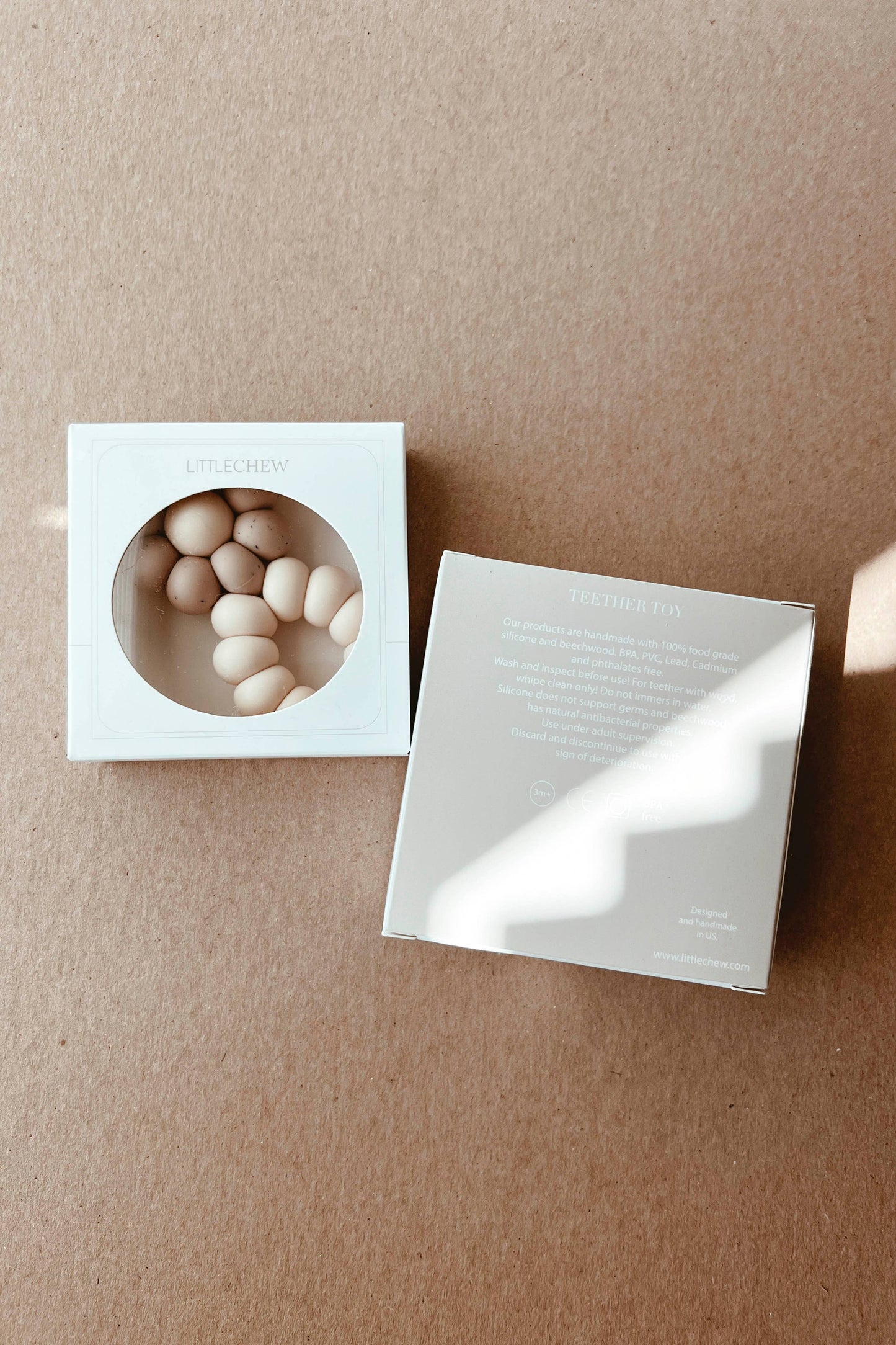 Freezer Teether - Chamomile & Blush