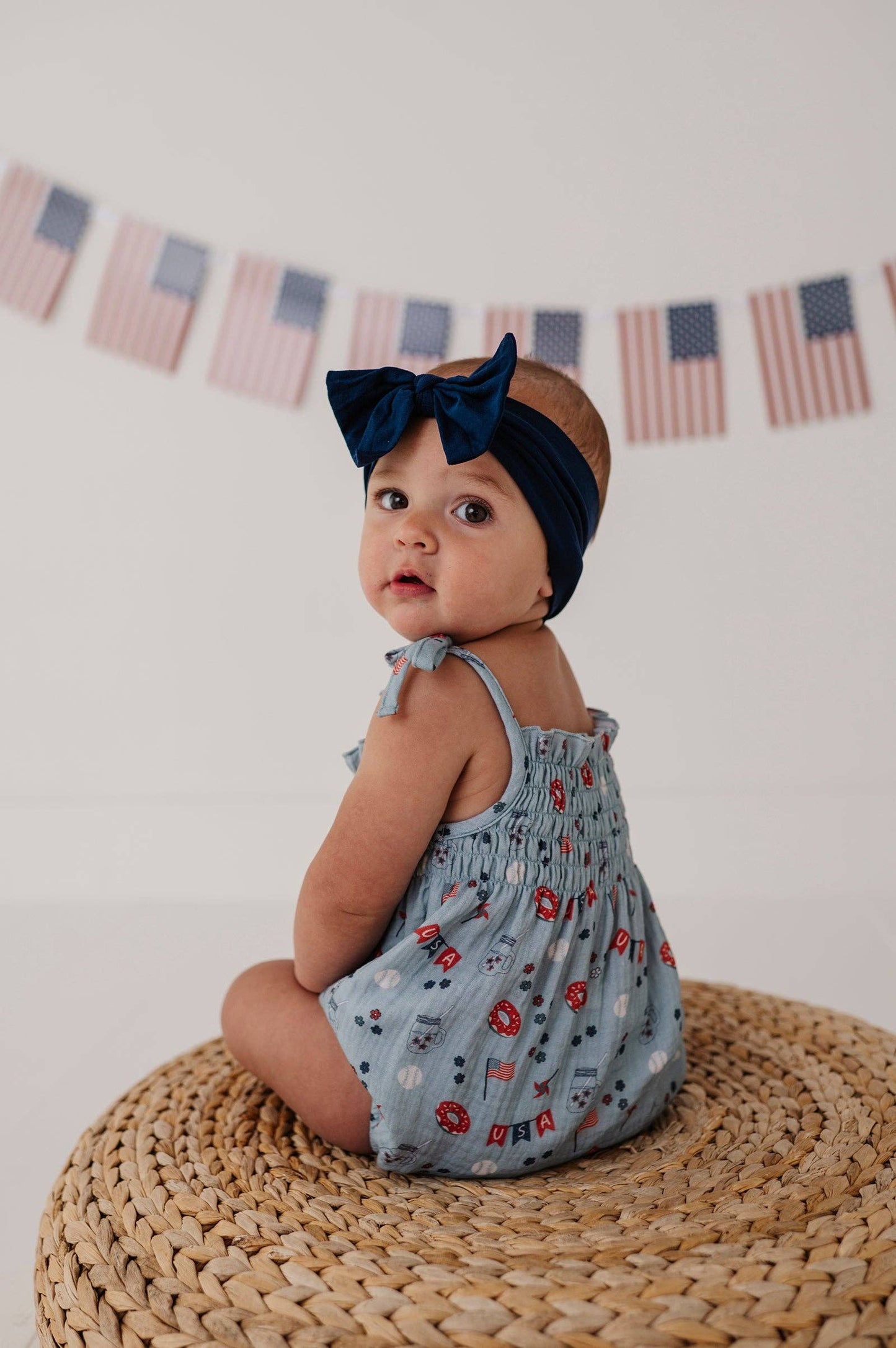 Babysprouts Tie-Smocked Bodysuit