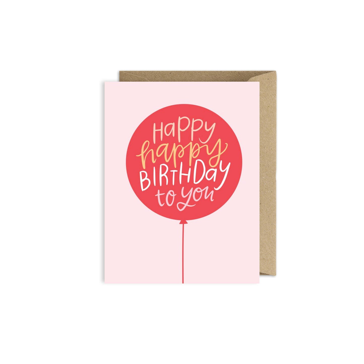 Balloon Birthday Greeting Card