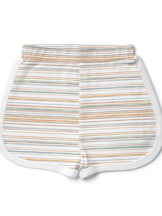 Viscose Bamboo + Organic Cotton Shorts - Boardwalk Stripe - Lulie