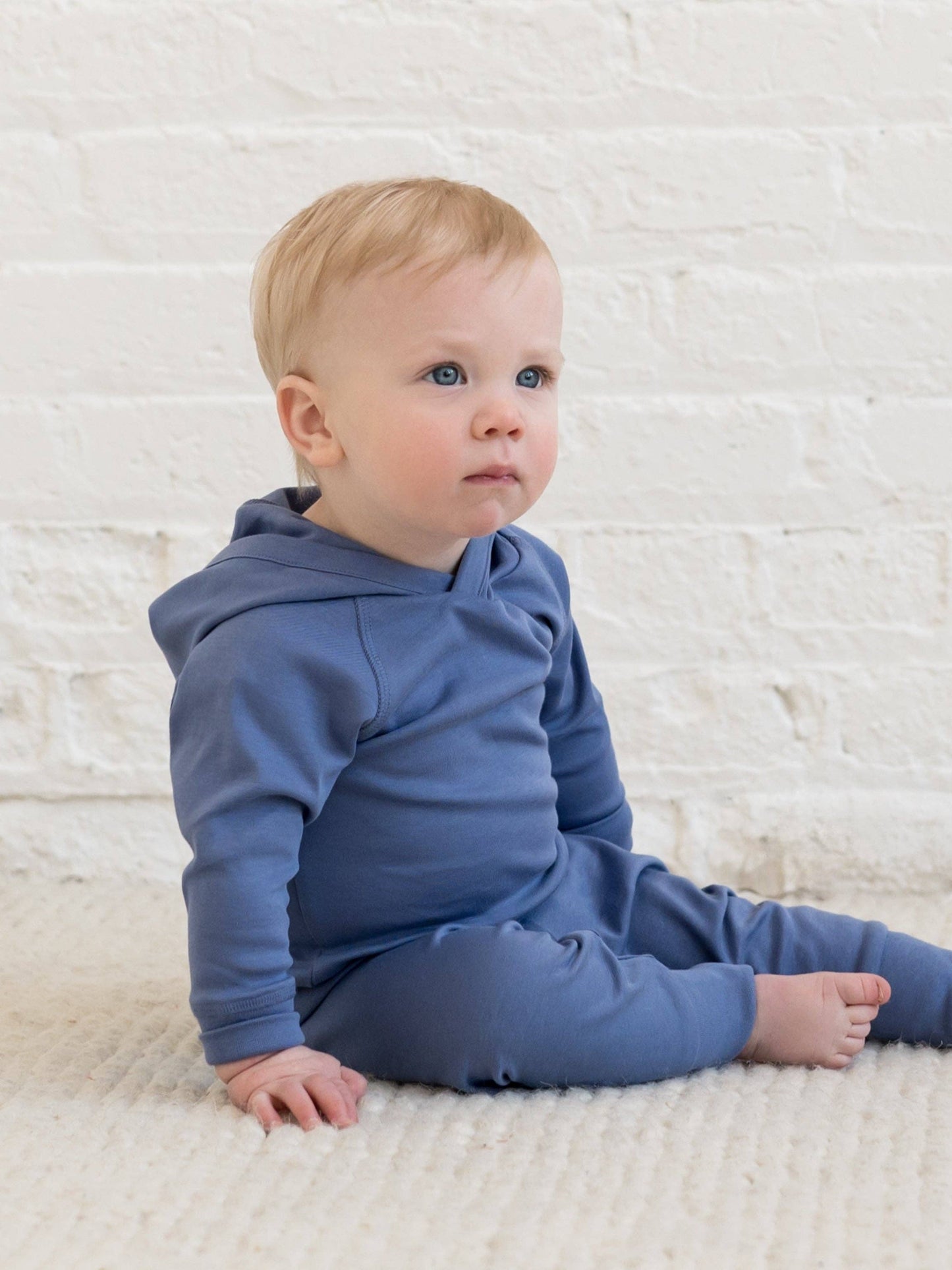 Madison Hooded Pullover - Marino