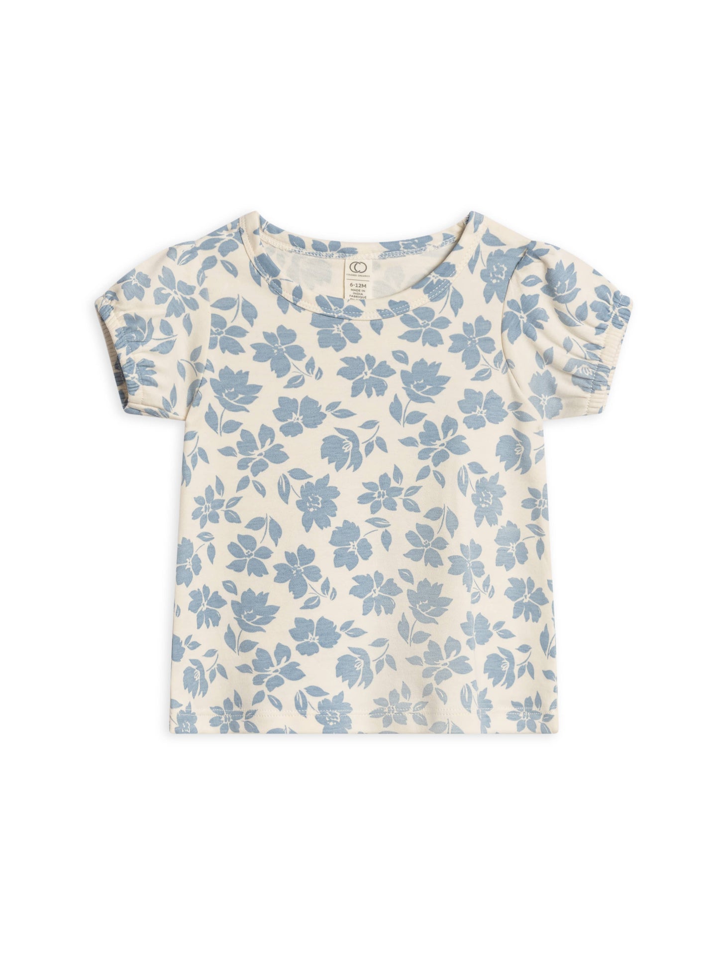 Organic Baby & Kids Cora Tulip Back Tee - Gia Floral / Rain