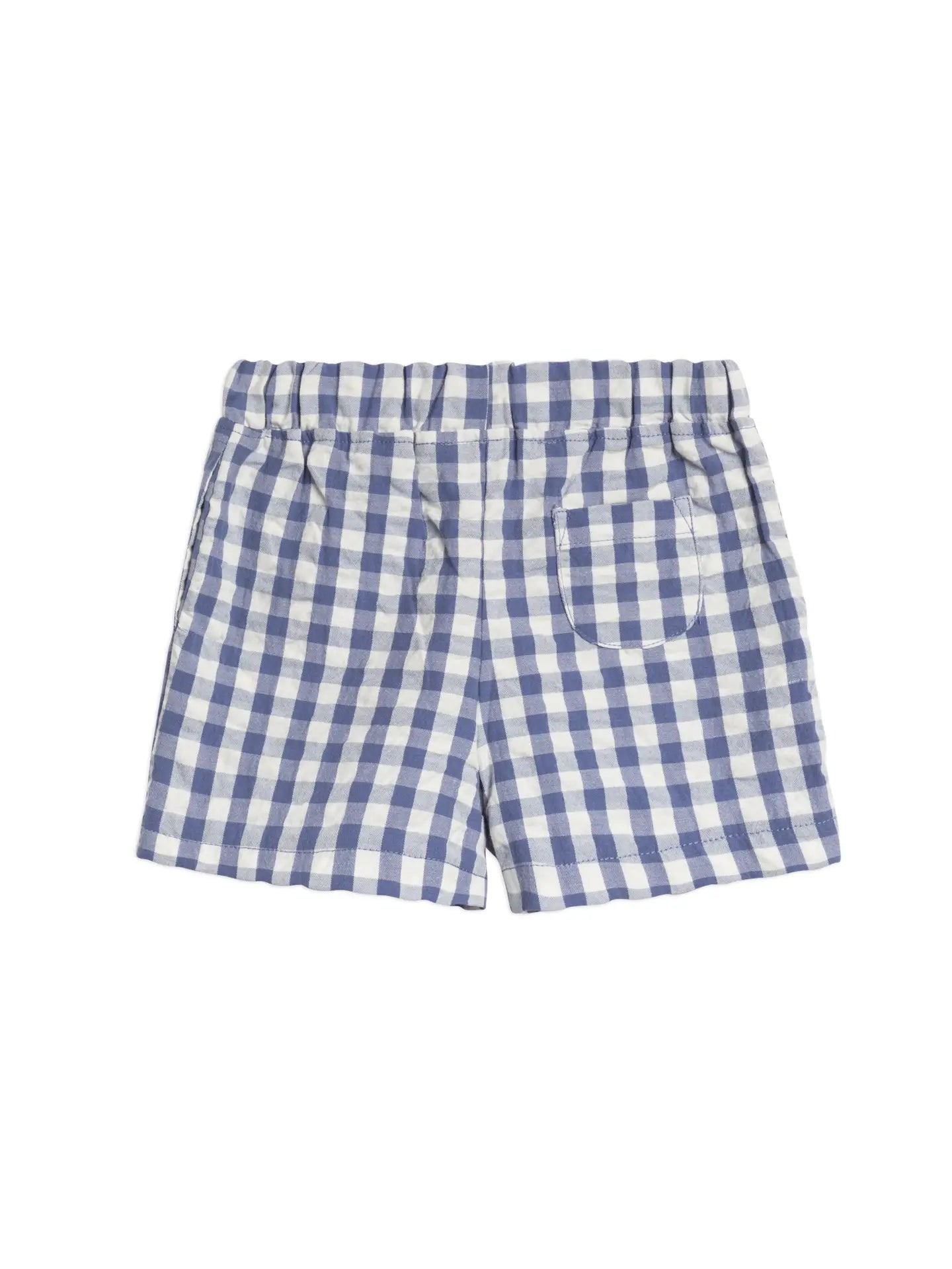 Organic Baby & Kids Nixie Seersucker Short - Marino Gingham