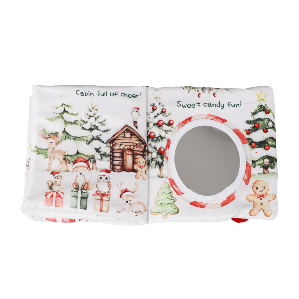 Christmas Friends – 10-Page Crinkle Cloth Book for Babies