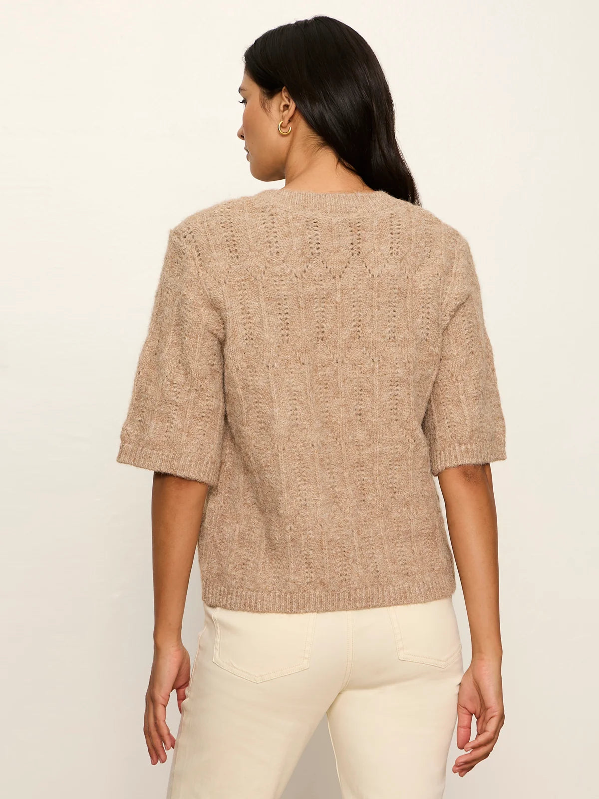 Pointelle Sweater Tee