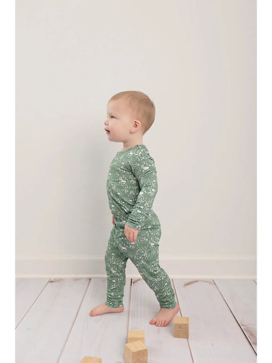 Bamboo Toddler Two-Piece Pajama Yellowstone - Lulie