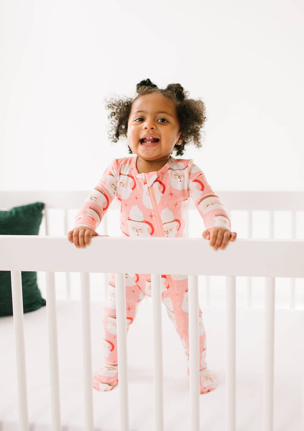Zippy Bamboo Baby Pajama- Santa Cocoa