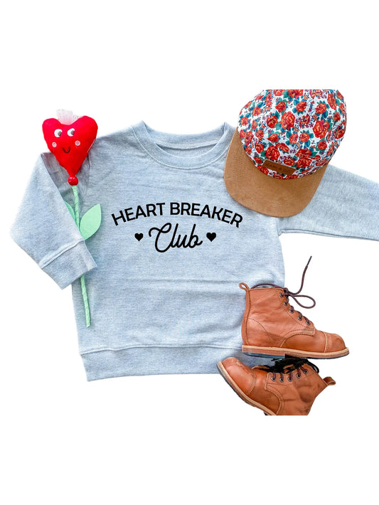 Heart Breaker Club | Boys Valentines Day Sweatshirt - Lulie