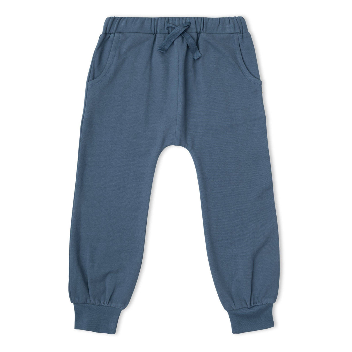 Organic Fleece Jogger Pants - Navy