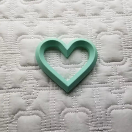 Baby Heart Teether Grasping Toy- Green - Lulie