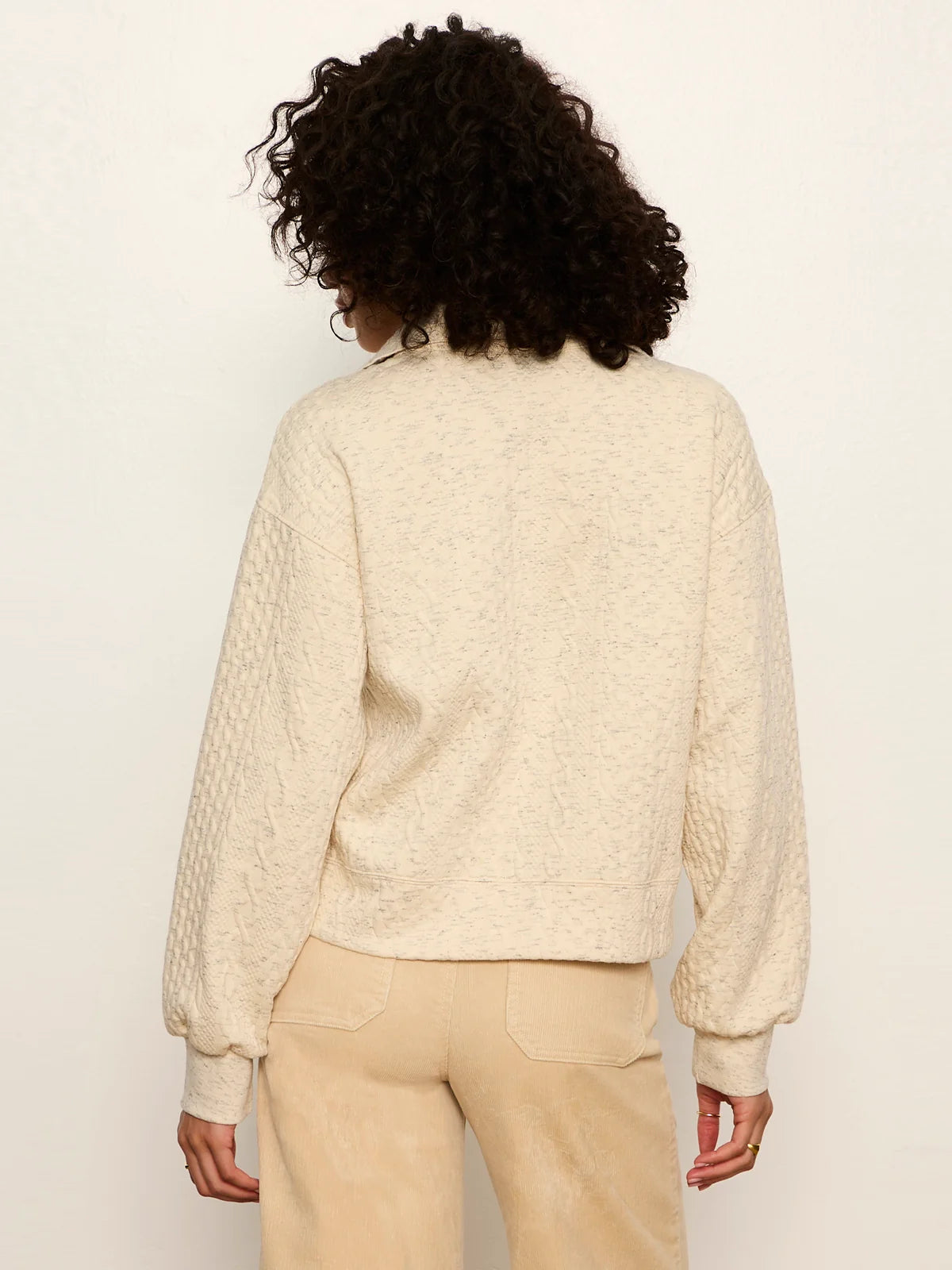 Halley Relaxed Popover- Heather Bone