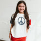 Viscose Bamboo + Organic Cotton T-Shirt - Peace - Lulie