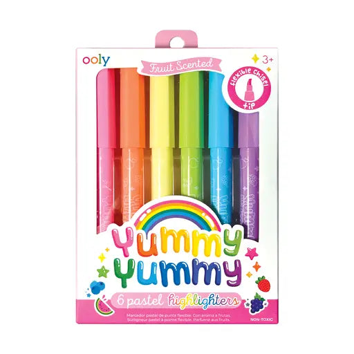 Yummy Yummy Scented Highlighters - Set of 6 - Lulie