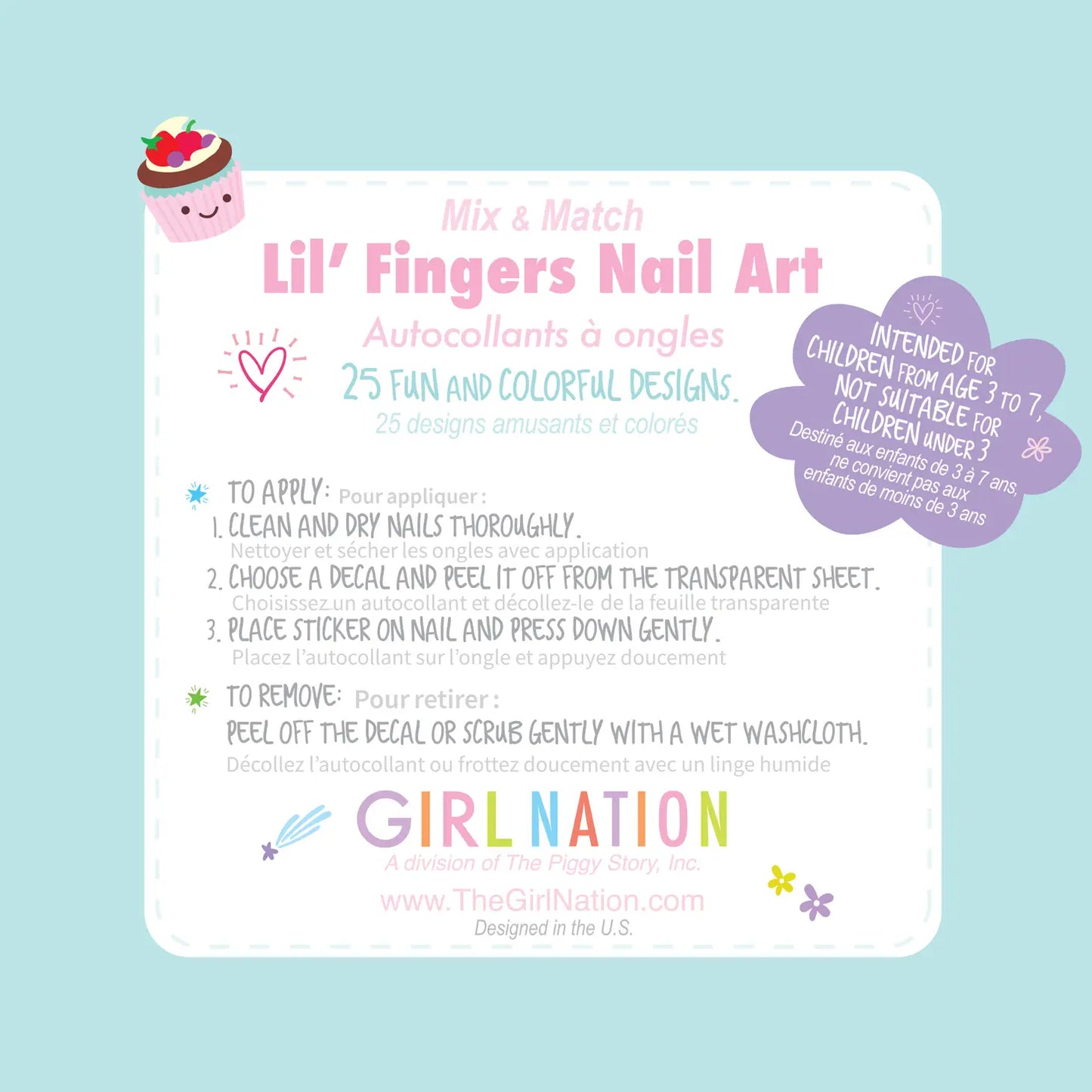 Lil Fingers Nail Art- Sweet Shop - Lulie
