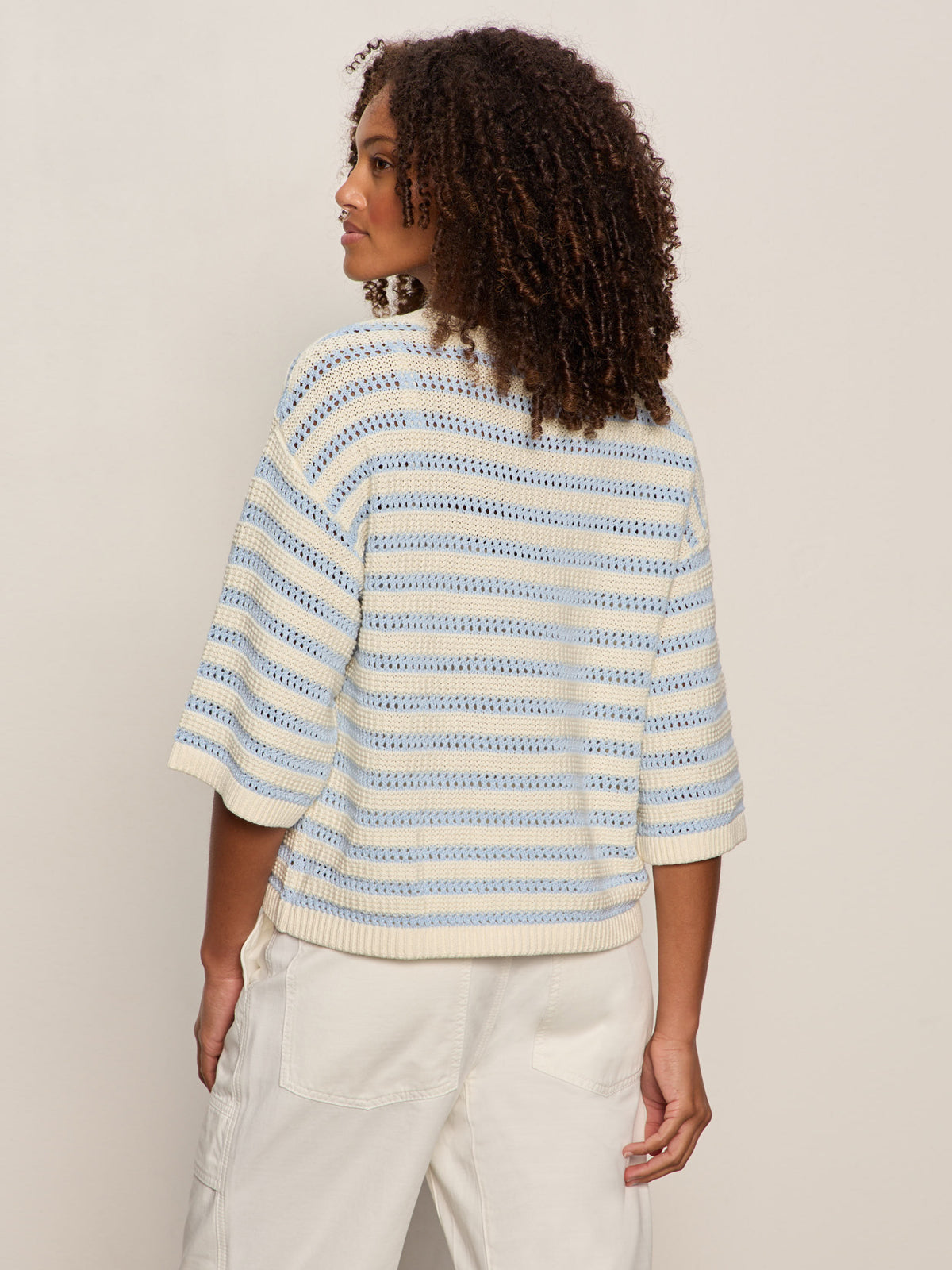 Elle Sweater Tee Blue Aura W/ Collagen