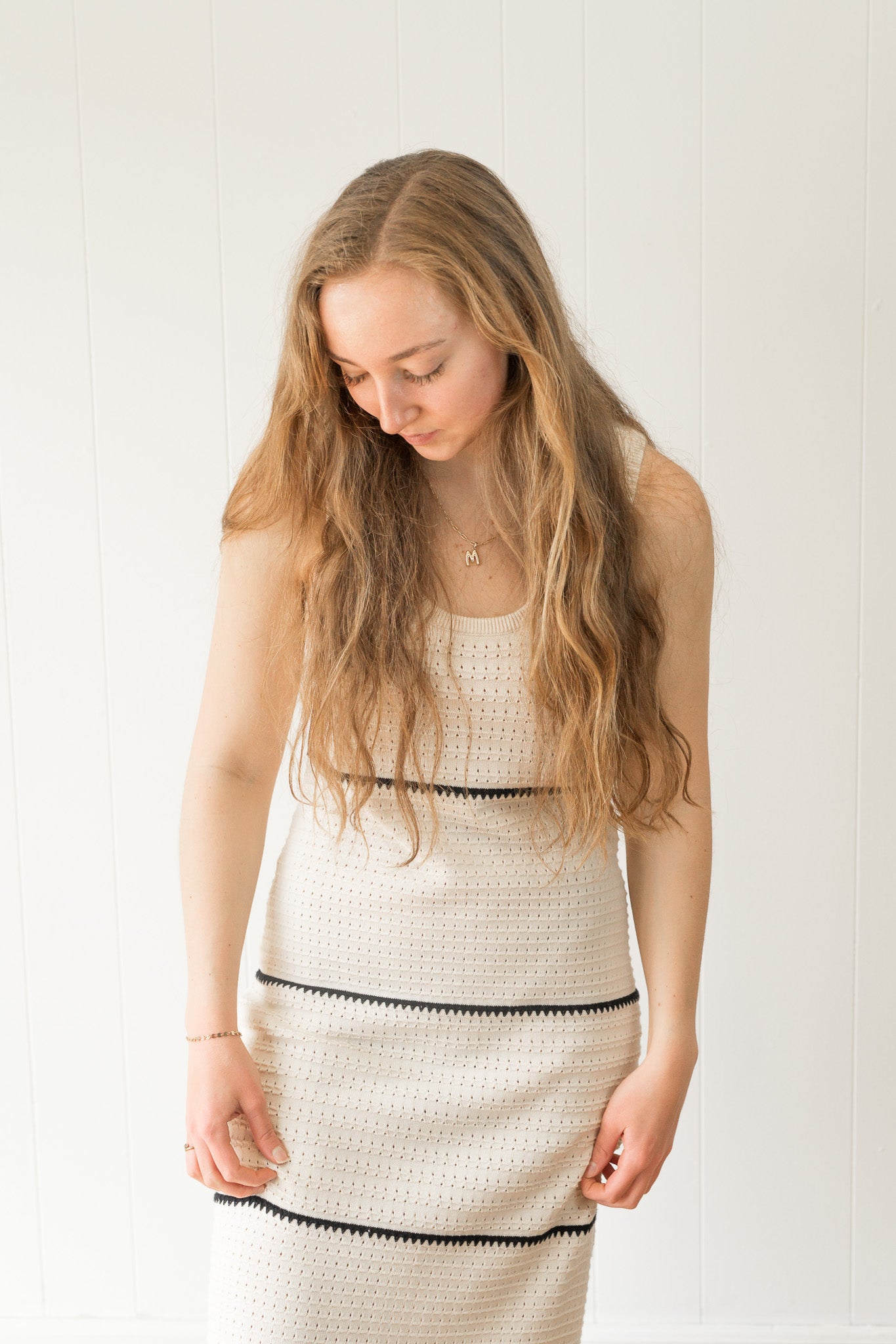 Scott Scoop Neck Midi Dress - Birch