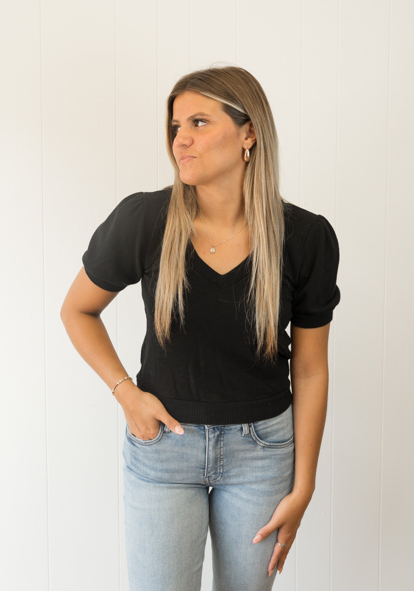 Puff Sleeve Pullover