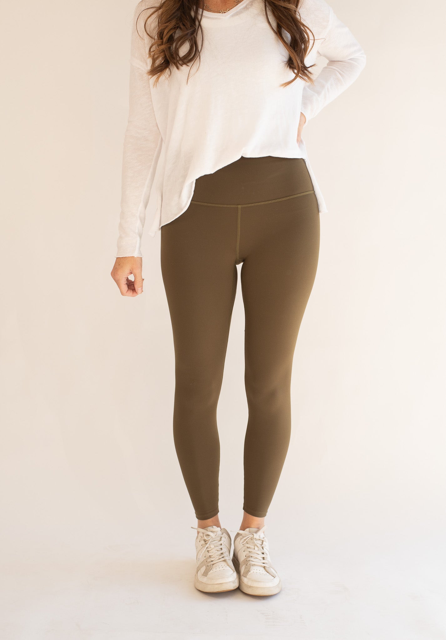 Free Soft High Rise Legging 25- Dark Olive