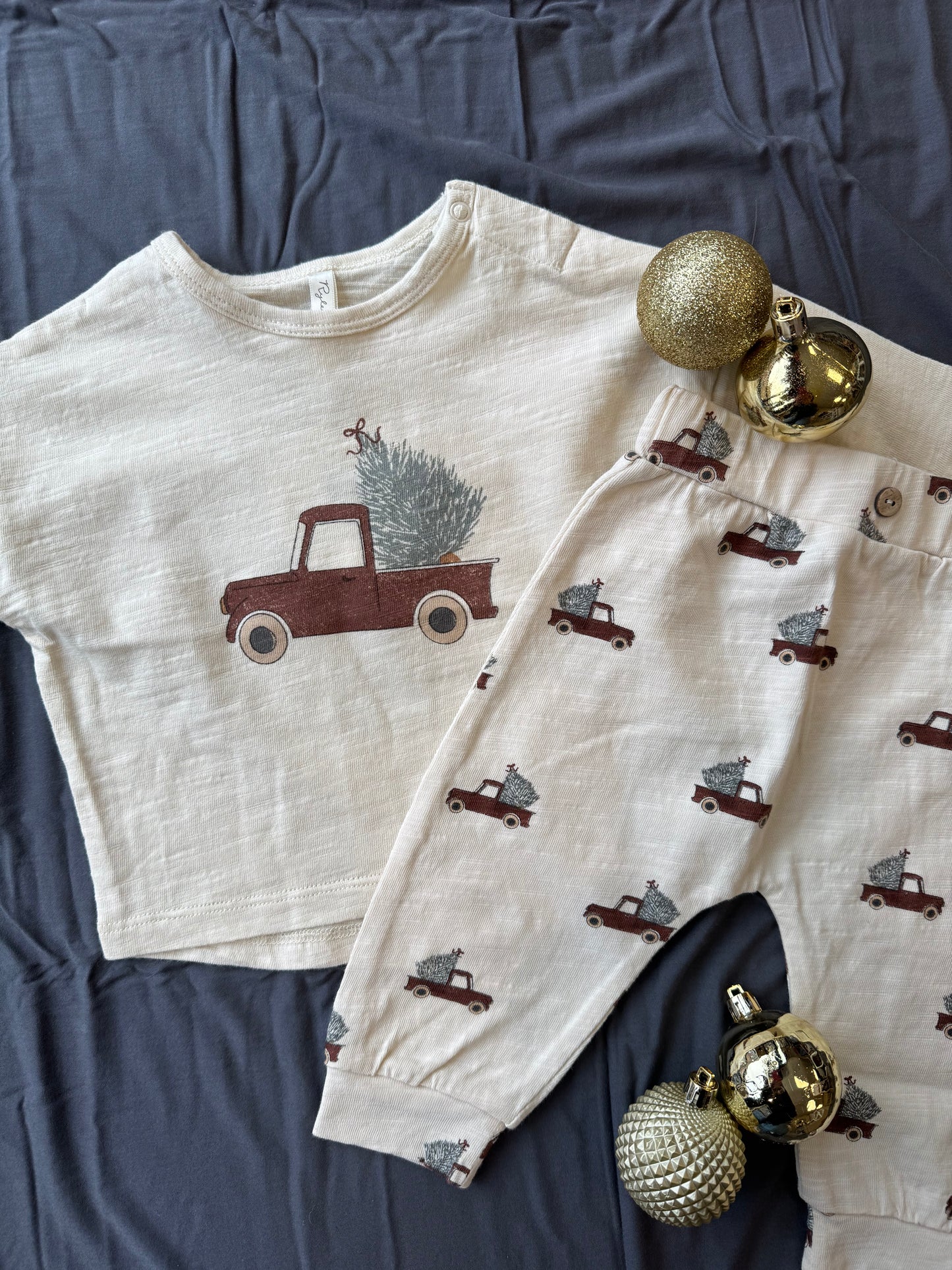 Long Sleeve Tee + Pant Set- Trucks