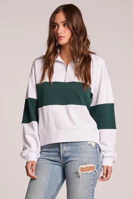 Jaime Half Zip- Pine