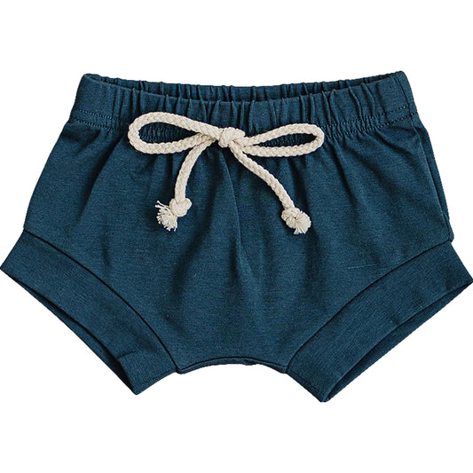 Navy Cotton Shorts - Lulie