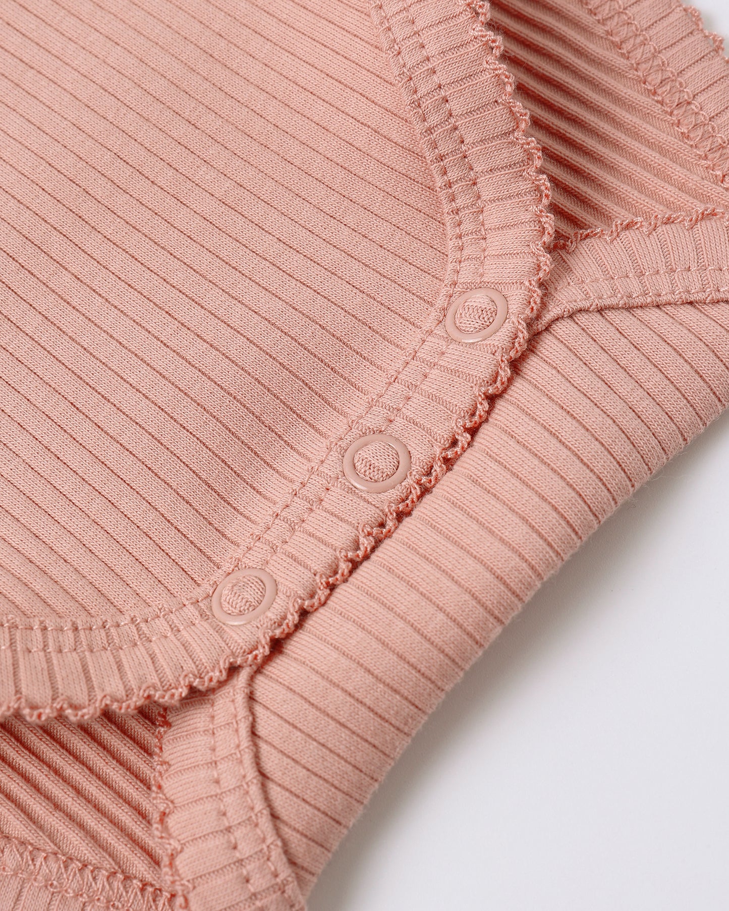 Side Snap Bodysuit + Legging Set - Pink