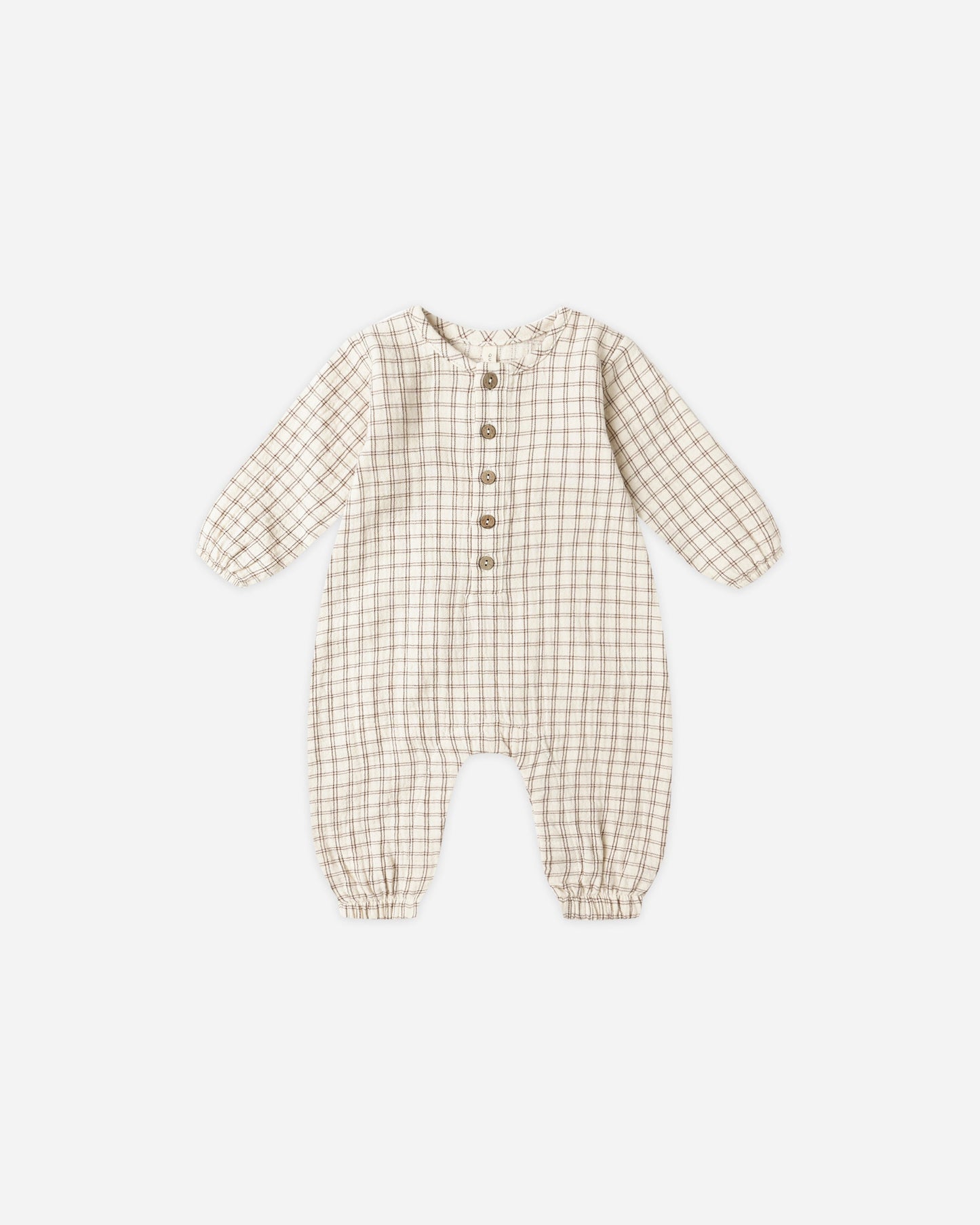 Woven Jumpsuit- Cedar Check