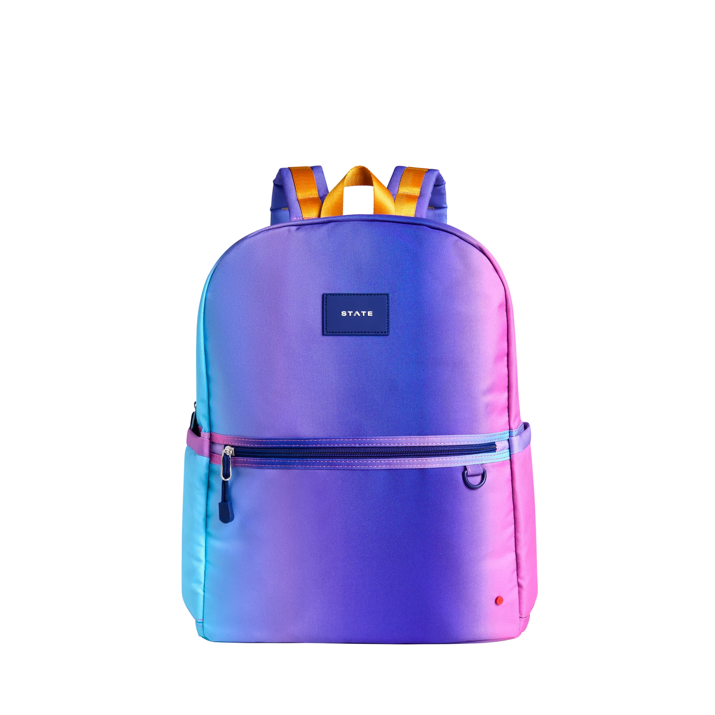 Kane Double Pocket Large Backpack- Blue/Pink Gradient