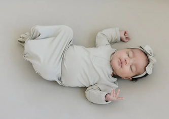 Oatmeal Bamboo Knot Gown