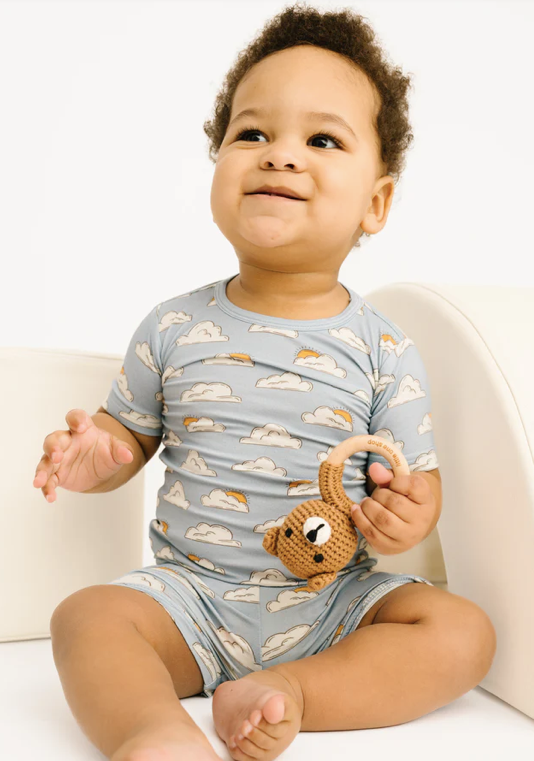 Dreamy Skies Bamboo Shorts Set