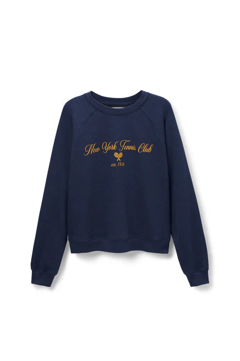 NY Tennis Club Raglan Crew