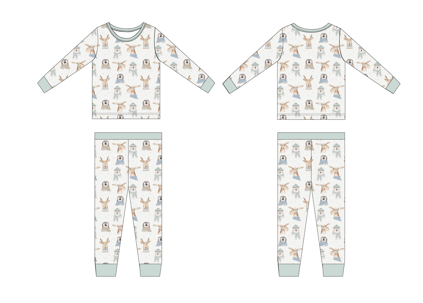 Winter Friends Pajama Set
