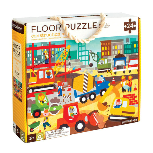 Construction Site 24-Piece Floor Puzzle - Lulie