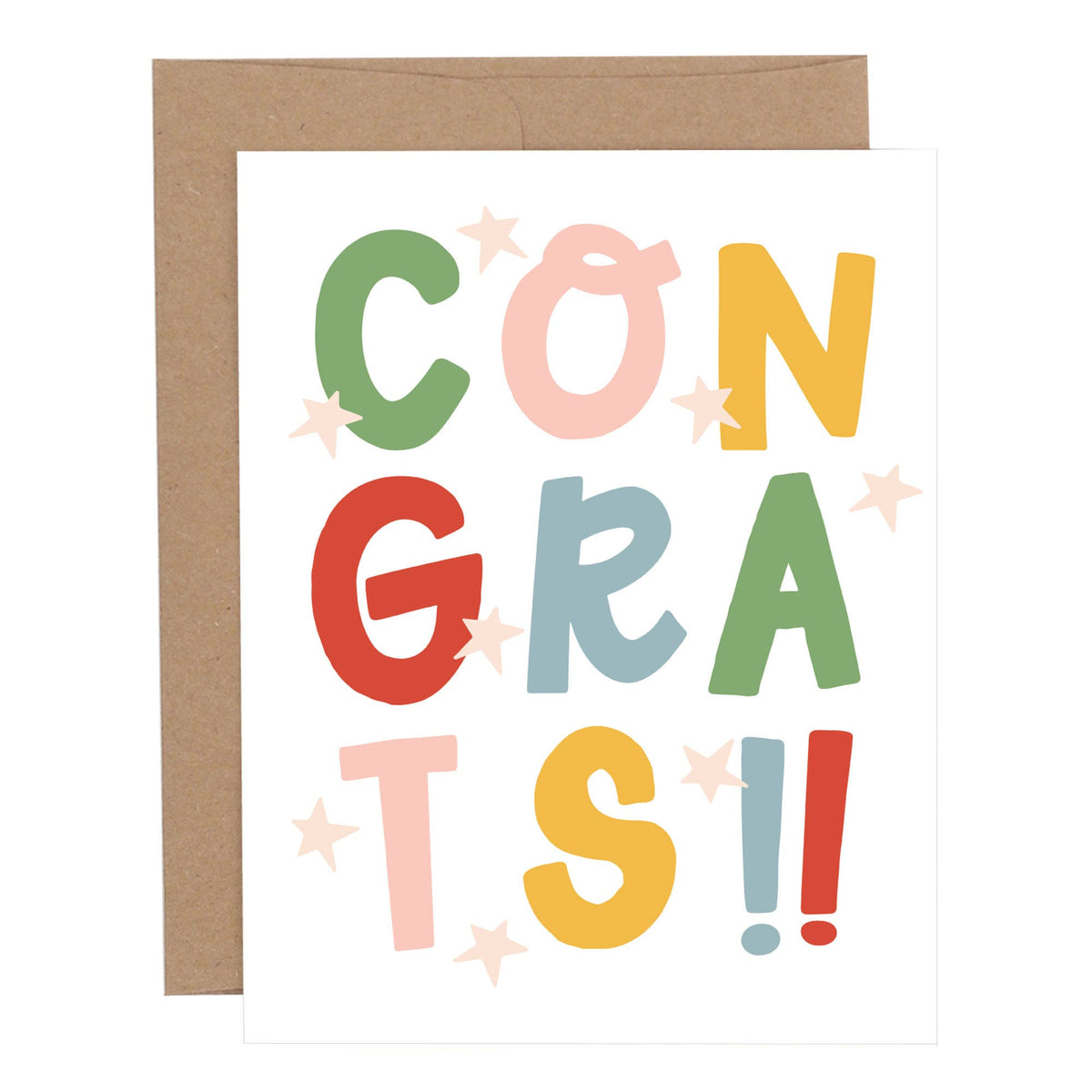 Stars Congratulations Greeting Card