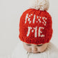 Kiss Me Valentine Knit Beanie Hat - Lulie