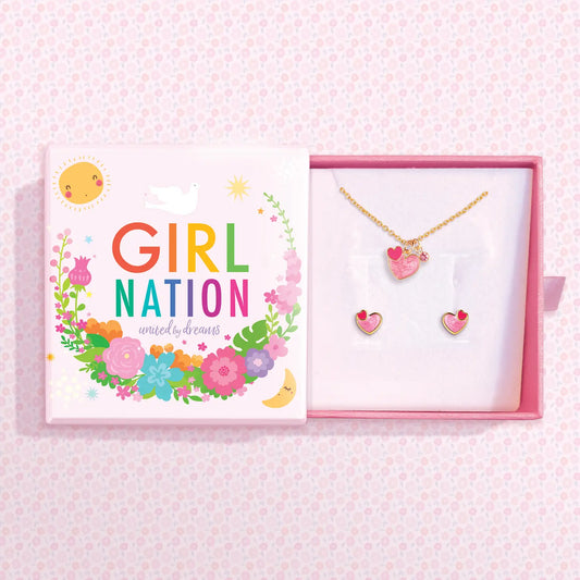 Sweet Petite Necklace and Studs Gift Set - Lulie