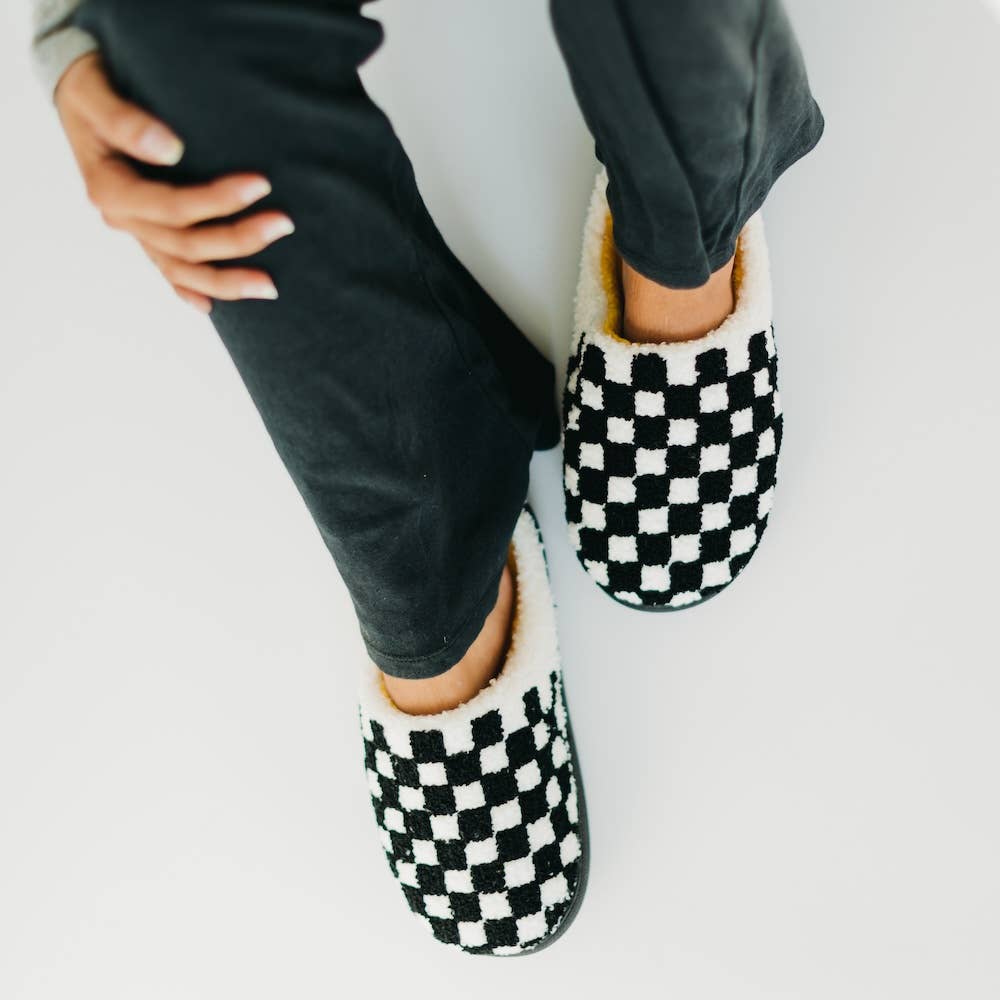 Checkered Slippers