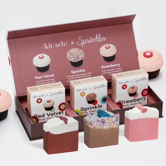 Sprinkles Cupcakes X Kitsch 3 Pc Body Wash Set - Lulie