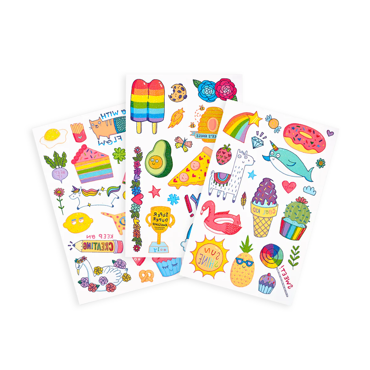 Tattoo-Palooza temporary Tattoo: Cute Doodle World