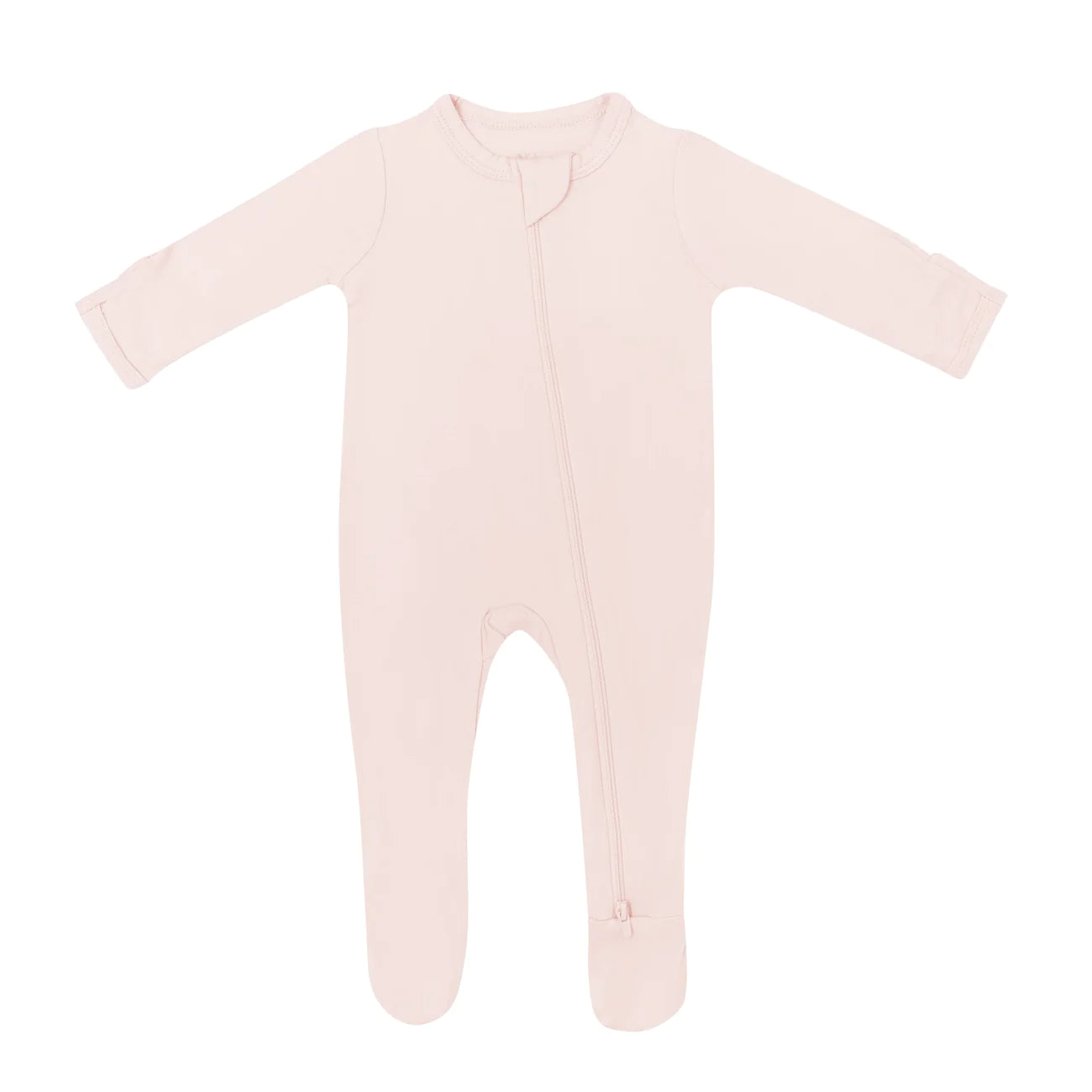 Zippered Footie - Blush - Lulie