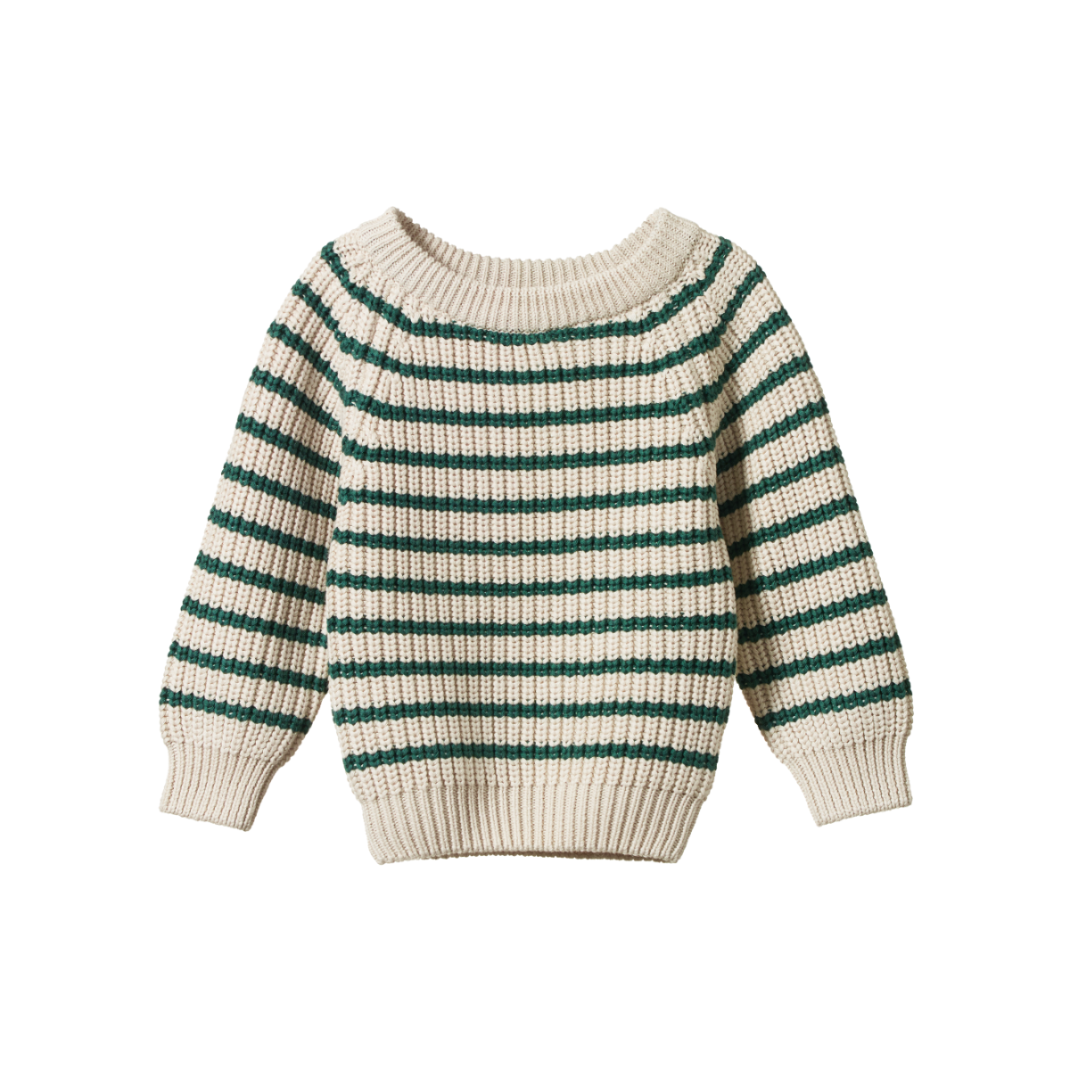Billy Jumper- Pine Sailor Stripe