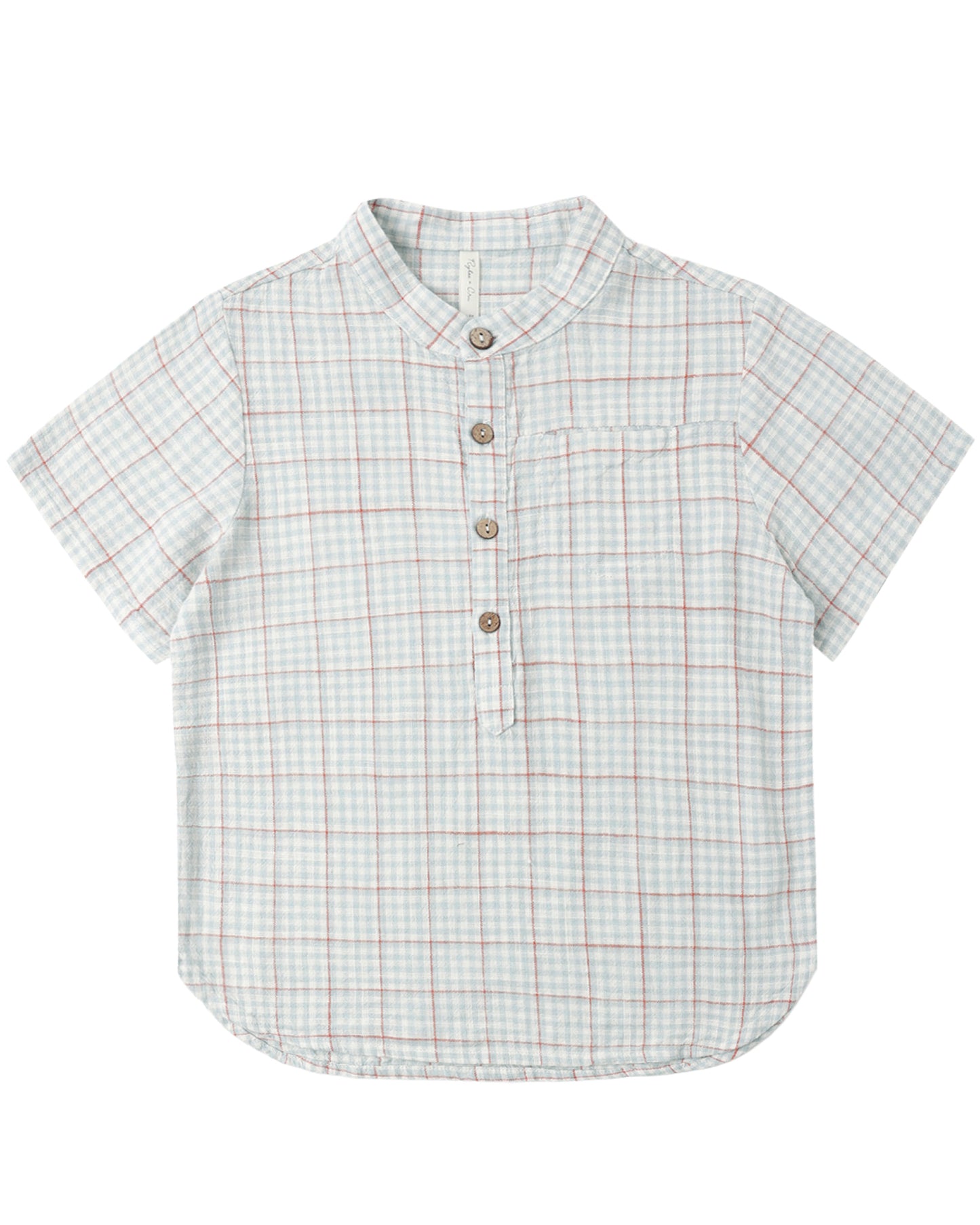 Mason Shirt- Light Blue Plaid