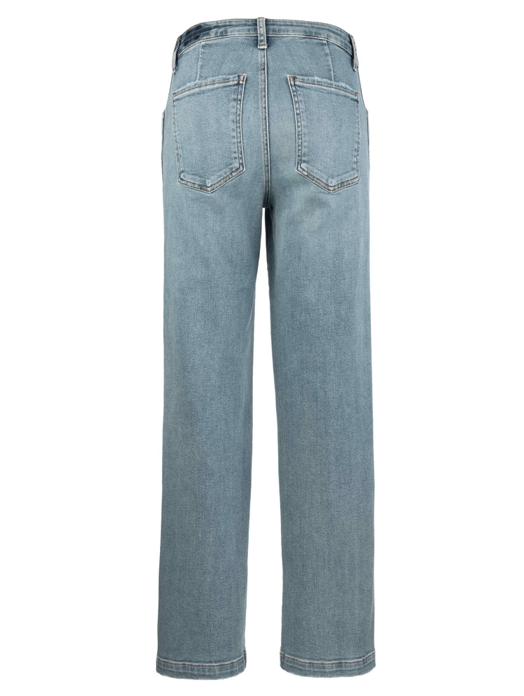 Pattie High Rise Straight Leg- Outstanding