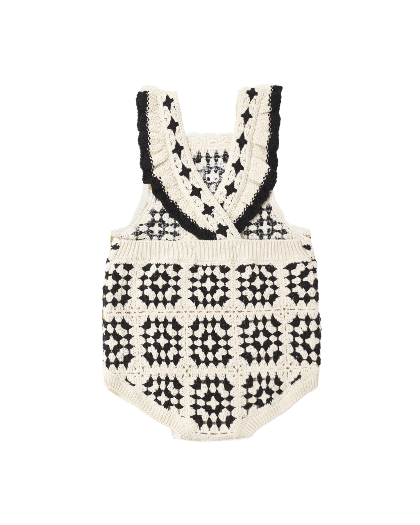 Crochet Romper- Abstract