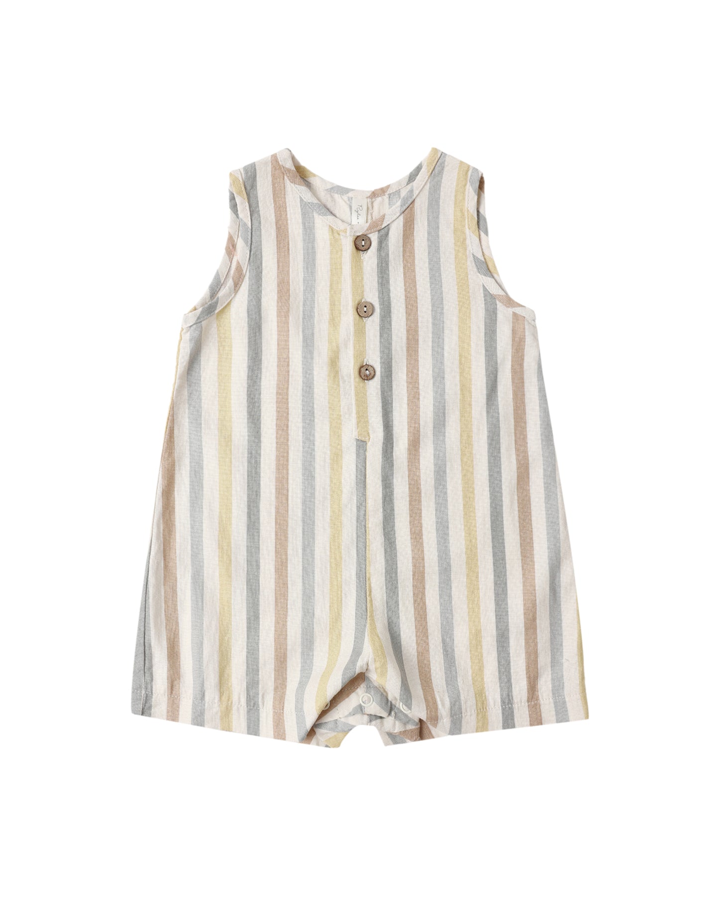 Mavrick Romper- Valencia Stripe