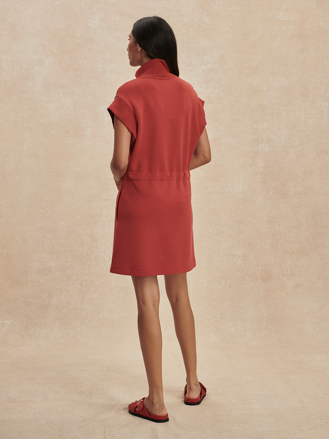 Avaya Half Zip Dress- Bossa Nova