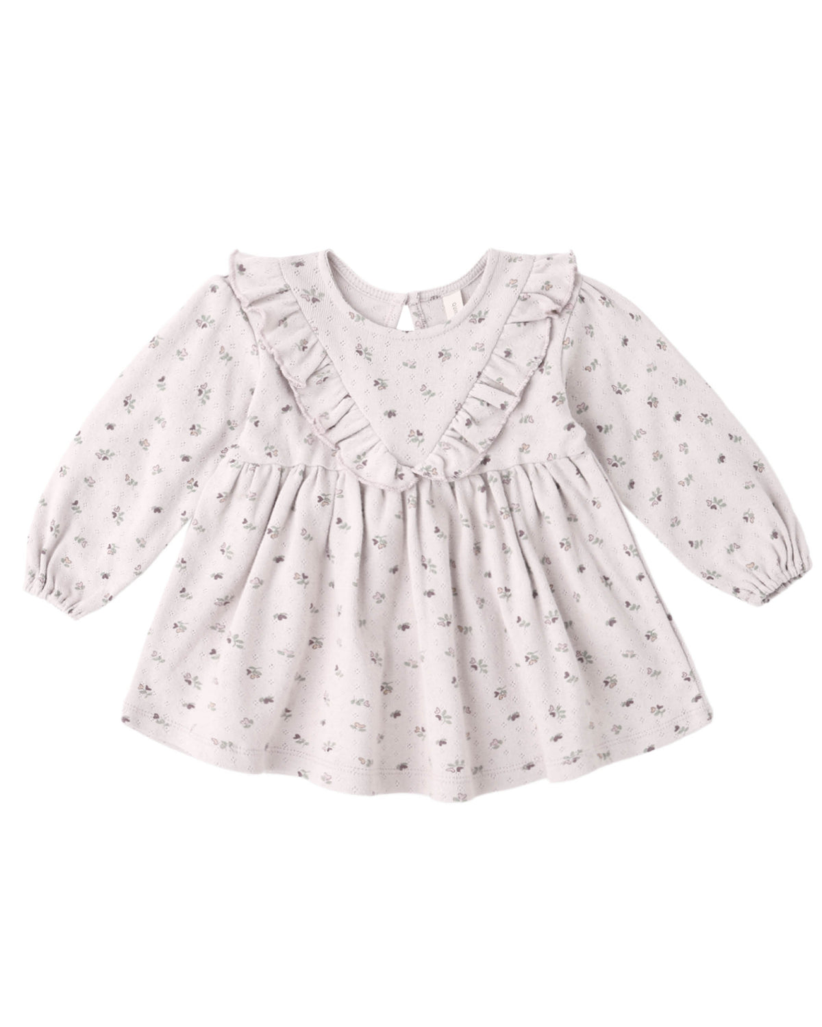 Ruffle V Dress- Heart Ditsy