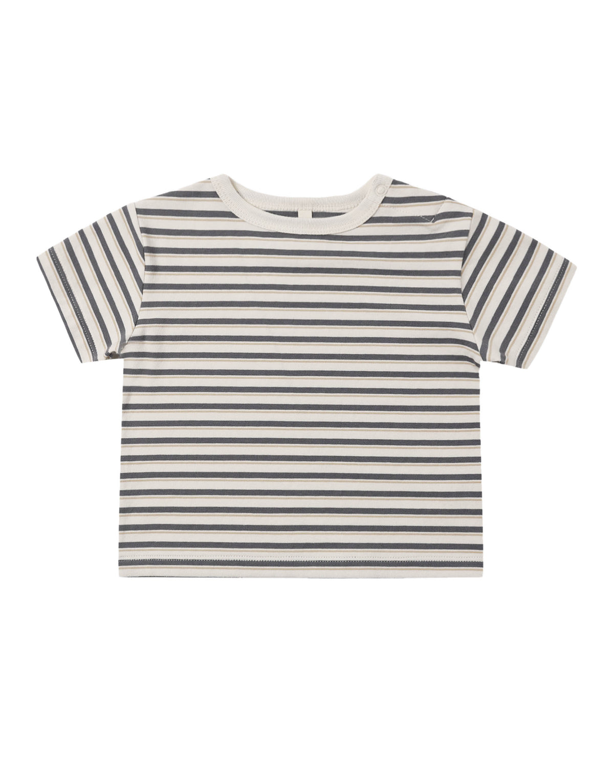 Boxy Tee- Vintage Stripe